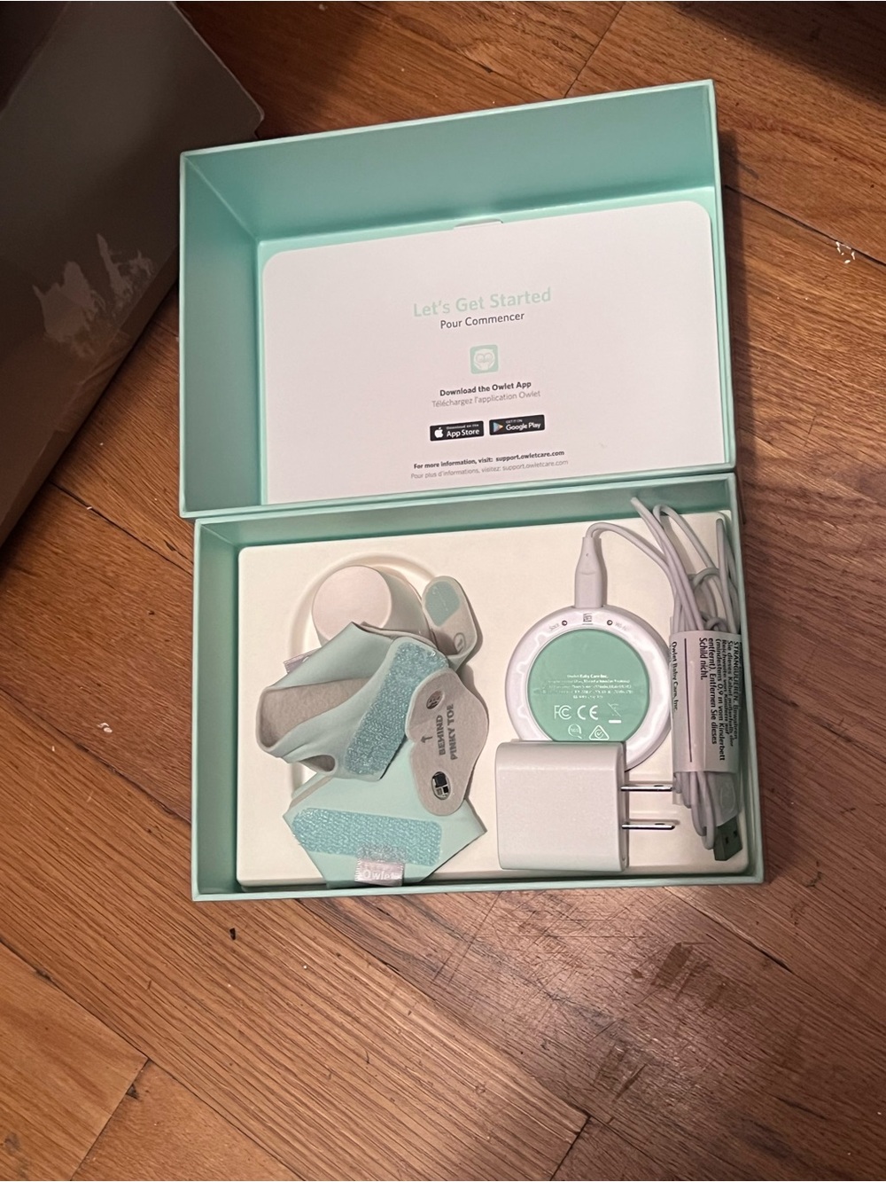 Owlet Smart Sock Baby Monitor – Mint Green